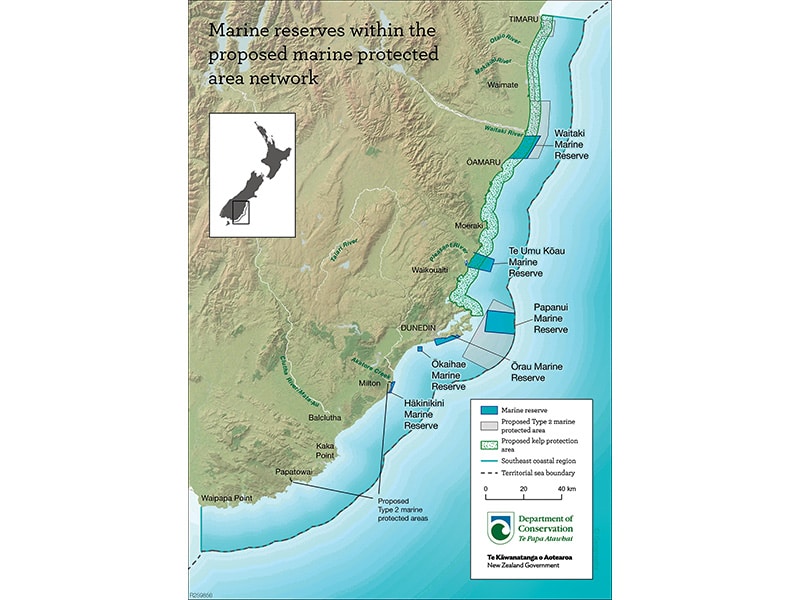 South Island marine reserves