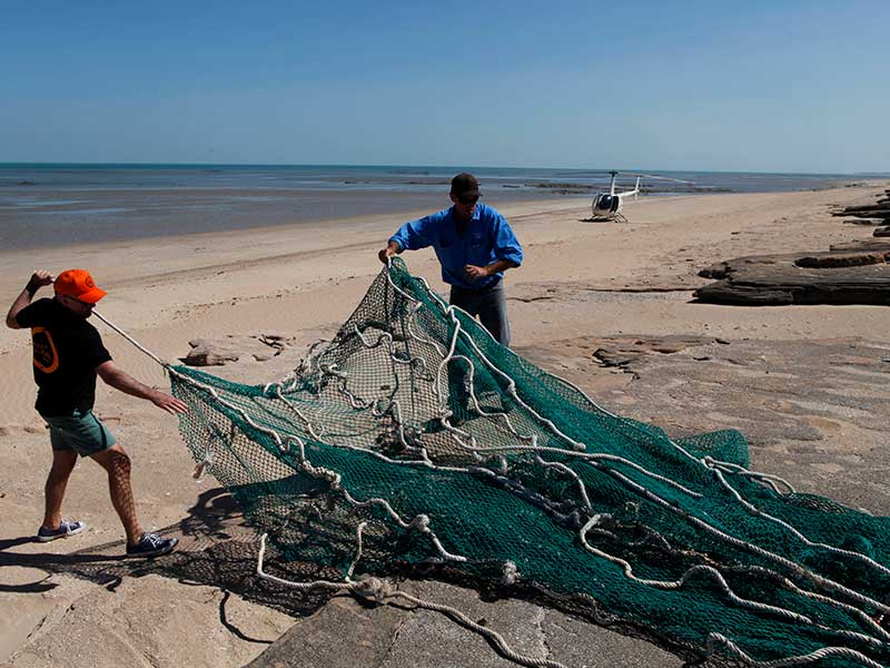 Ghost fishing gear found in Gulf of Carpentaria