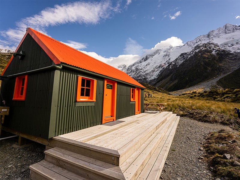 DOC opens bookings for huts, lodges, and campsites